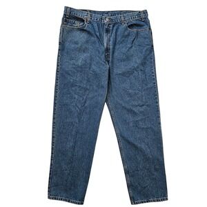 Vintage Levi's Mens 42x32‎ Relaxed Straight Leg Blue Denim Jeans Mexico Made New